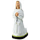 St Bernadette statue florescent unbreakable material 25 cm s3