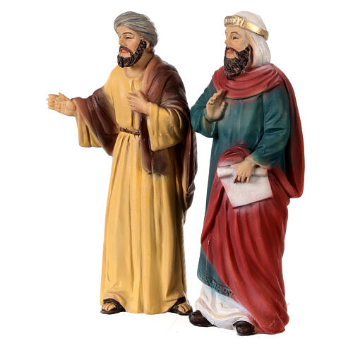Gesù tra i dottori del tempio resina presepe pasquale 9 cm 3