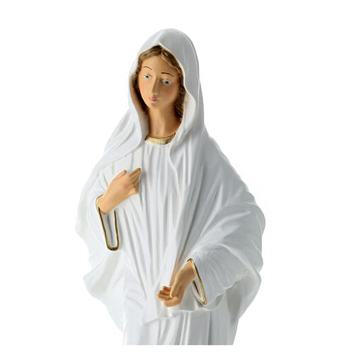 Estatua Virgen Medjugorje infrangible 40 cm 2