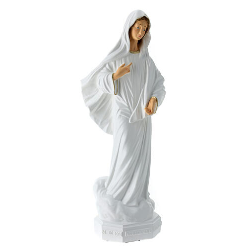 Estatua Virgen Medjugorje infrangible 40 cm 5