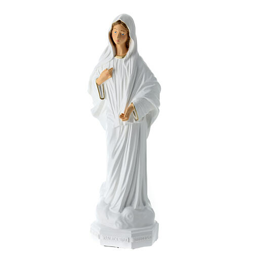 Statua Madonna Medjugorje infrangibile 40 cm 3