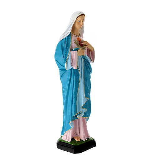 Estatua Sagrado Corazón de María material infrangible 40 cm 4