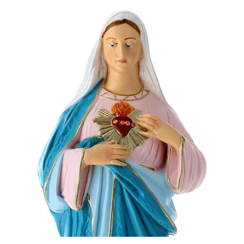 Statua Sacro Cuore di Maria materiale infrangibile 40 cm 2