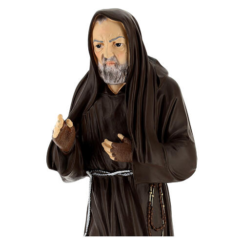 Estatua Padre Pío material infrangible 40 cm 4