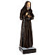 Estatua Padre Pío material infrangible 40 cm s3