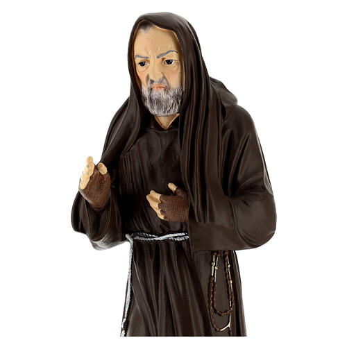 Statua Padre Pio materiale infrangibile 40 cm 2