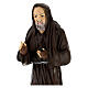 Statua Padre Pio materiale infrangibile 40 cm s4