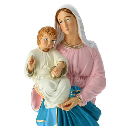 Estatua Virgen con Niño infrangible 40 cm 2