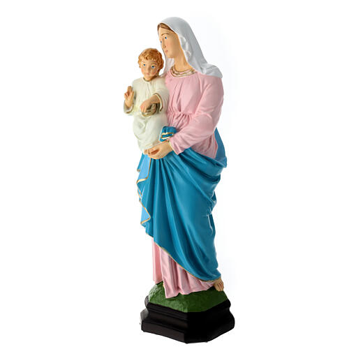 Statua Madonna con Bambino infrangibile 40 cm 3
