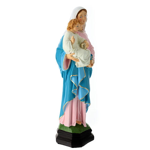 Statua Madonna con Bambino infrangibile 40 cm 4