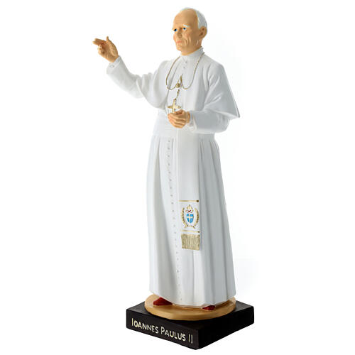 Papst Johannes Paul II, Statua, aus bruchfestem Material, 40 cm, AUßEN 3