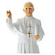 Papst Johannes Paul II, Statua, aus bruchfestem Material, 40 cm, AUßEN s2