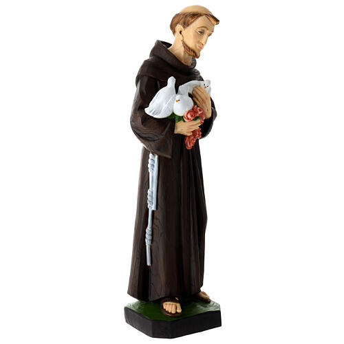 Statue of St Francis unbreakable material 60 cm 4