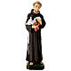 Statue of St Francis unbreakable material 60 cm s1