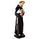 Statue of St Francis unbreakable material 60 cm s4