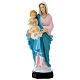 Maria mit dem Kinde, Statue, aus bruchfestem Material, 20 cm, AUßEN s1