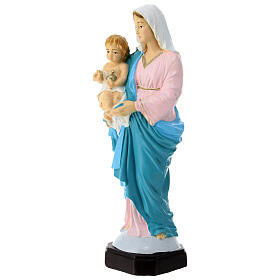 Virgin with Child, unbreakable statue of 8 in