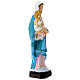 Mary with Child Jesus unbreakable material 20 cm s3