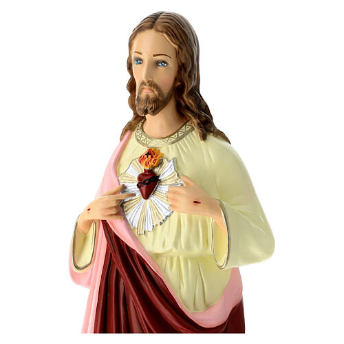 Heiligstes Herz Jesu, Statue, aus bruchfestem Material, 60 cm, AUßEN 4