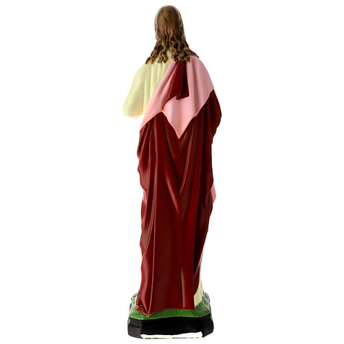 Estatua Sagrado Corazón material infrangible 60 cm 7