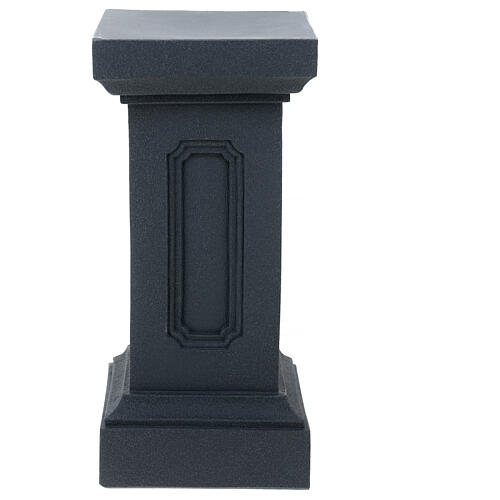 Dark grey column for statues h 23 in 3