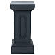 Dark grey column for statues h 23 in s3