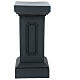 Columna para estatuas gris oscuro h 58 cm s1