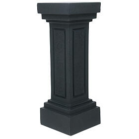 Säule für Statuen, Dunkelgrau, Höhe 85 cm
