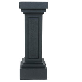 Dark grey column for statues h 34 in