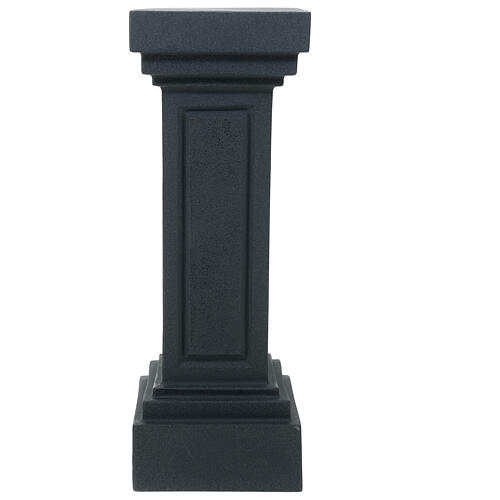 Colonna grigio scuro per statue H 85 cm 3