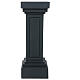 Colonna grigio scuro per statue H 85 cm s3