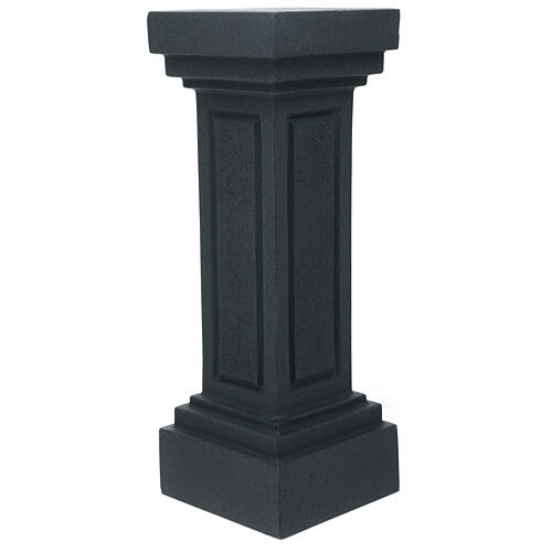 Coluna cinzenta escura para estátua h 85 cm 2