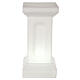 Colonne blanc nacré éclairée pour statues h 58 cm s5