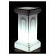 Colonna statue illuminata bianco perla H 58 cm s2