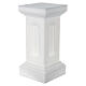 Illuminated pearl white statue column H 58 cm s3