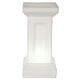 Illuminated pearl white statue column H 58 cm s5