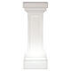 Colonne blanc nacré éclairée pour statues h 85 cm s1