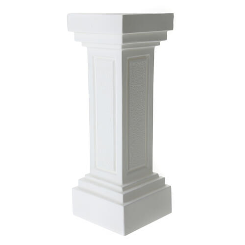 Columna para estatuas blanca h 85 cm 2