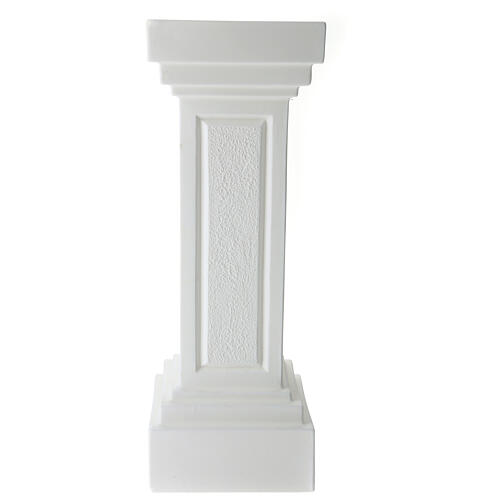 Columna para estatuas blanca h 85 cm 3