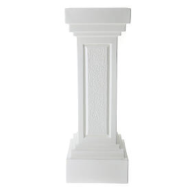 Coluna branca para estátua h 85 cm