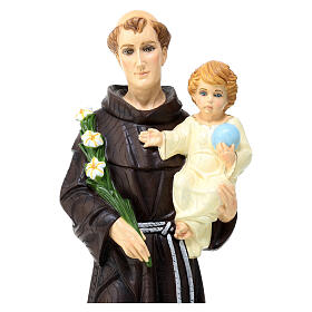 St Anthony, wood effect, unbreakable statue of 24 in
