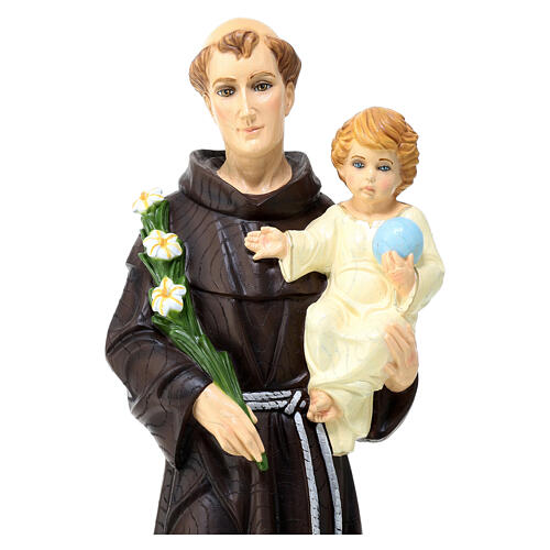 St Anthony, wood effect, unbreakable statue of 24 in 2