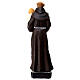Saint Anthony of Padua statue with unbreakable wood effect 60 cm s5
