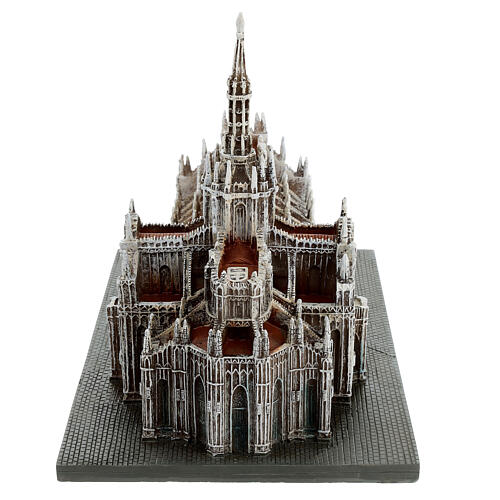 Architektur-Miniatur, Dom von Mailand, Resin, koloriert, 15x15x20 cm 7