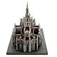 Duomo of Milan, painted resin reproduction, 6x5x8 in s7