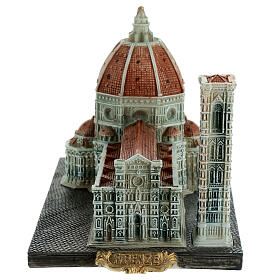 Architektur-Miniatur, Dom von Florenz, Resin, koloriert, 10x10x15 cm