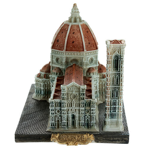 Architektur-Miniatur, Dom von Florenz, Resin, koloriert, 10x10x15 cm 1