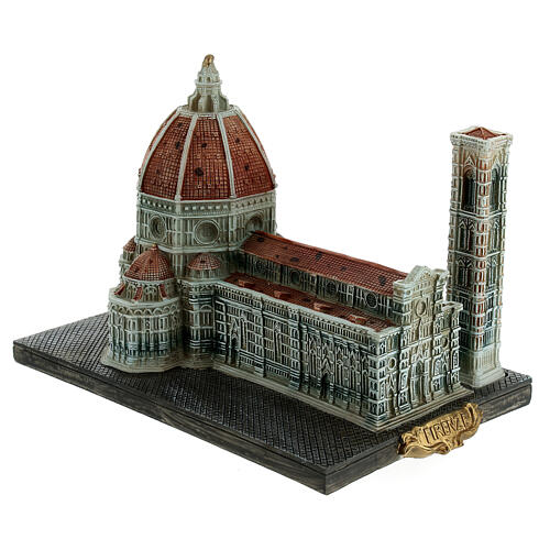 Architektur-Miniatur, Dom von Florenz, Resin, koloriert, 10x10x15 cm 4