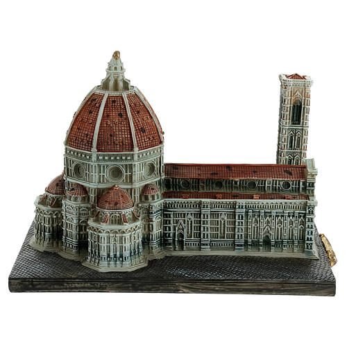 Architektur-Miniatur, Dom von Florenz, Resin, koloriert, 10x10x15 cm 5