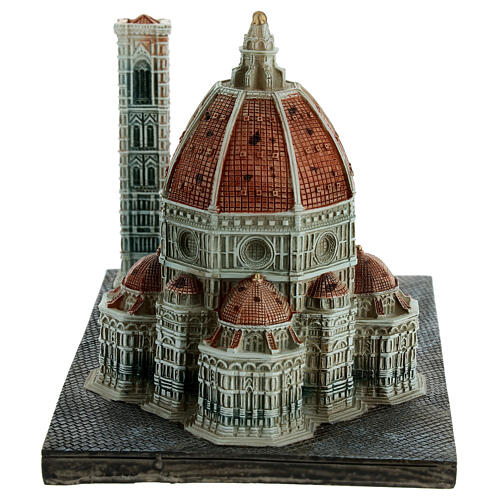 Architektur-Miniatur, Dom von Florenz, Resin, koloriert, 10x10x15 cm 6